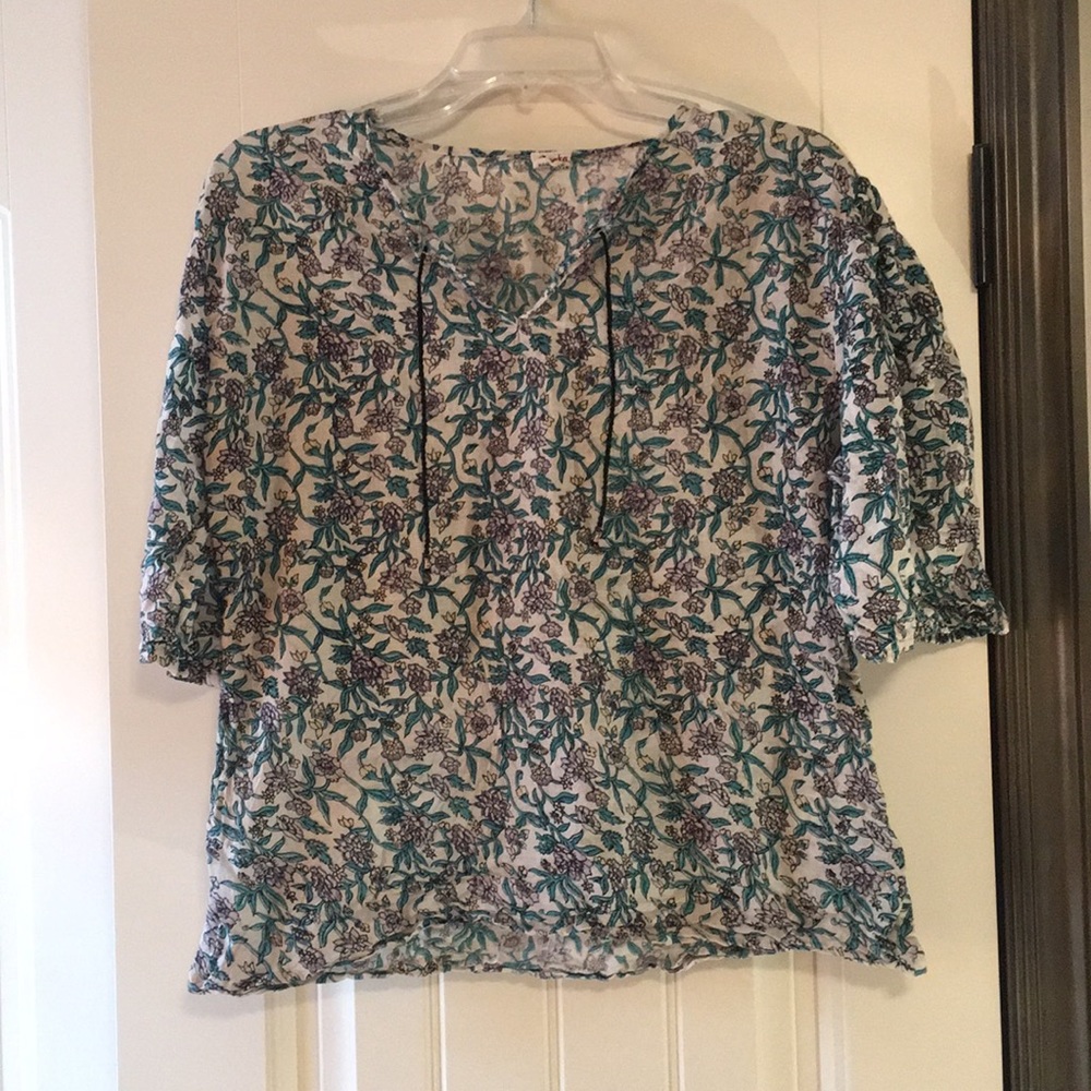 Vintage floral blouse